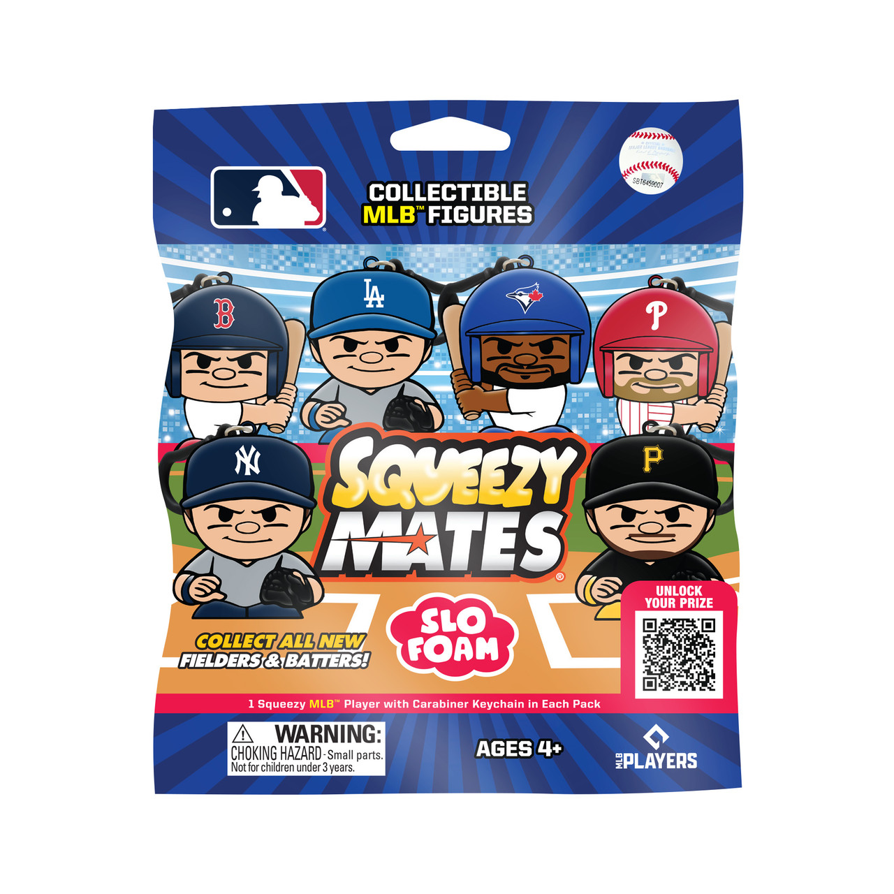 SqueezyMates MLB Gravity Feed Figurines Mystery Pack 2026 SERIES 8