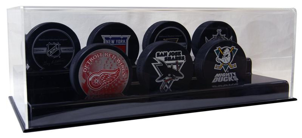 DELUXE SEVEN HOCKEY PUCK DISPLAY