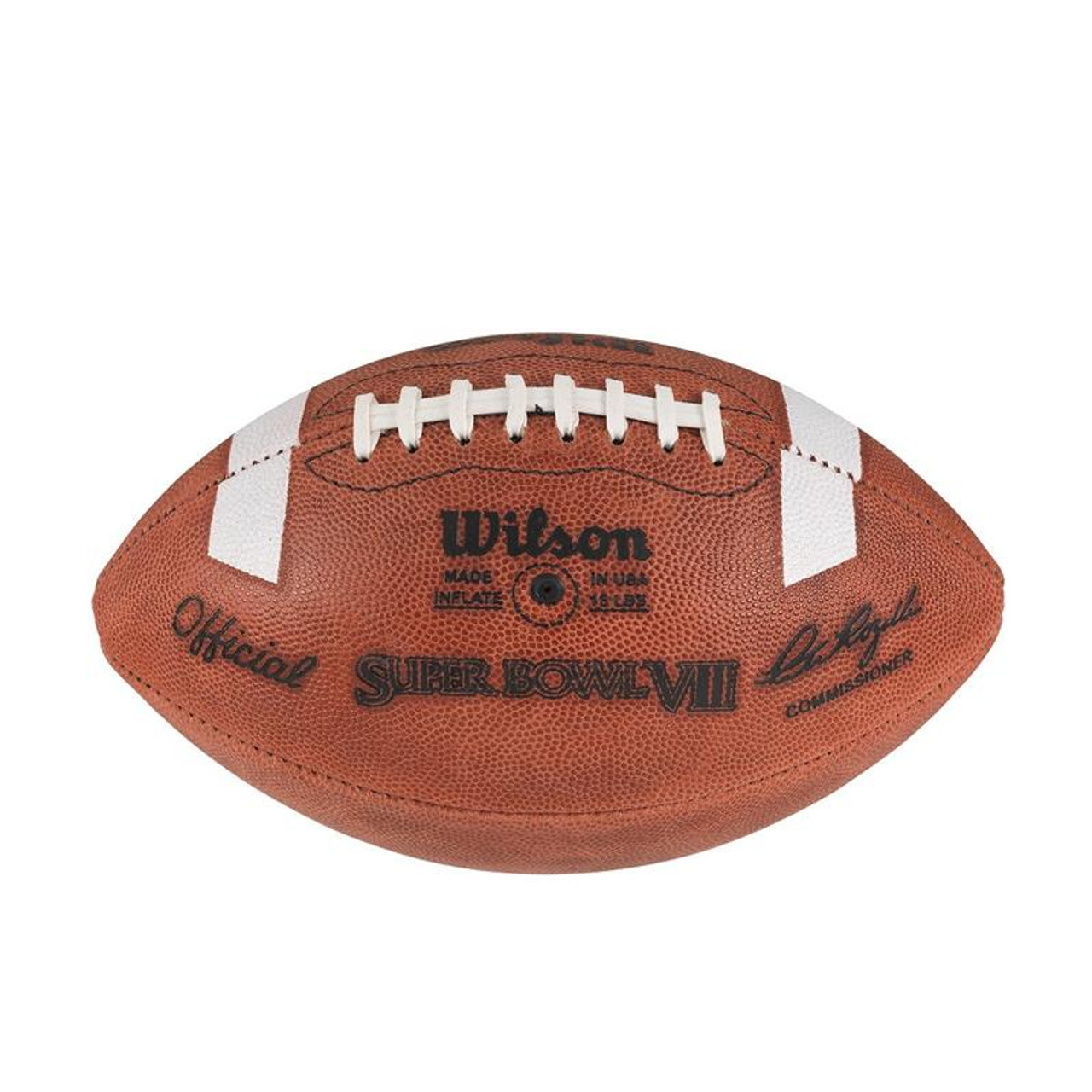 Super Bowl VIII (Eight 8) Vikings vs. Dolphins Official Leather Authentic  Game Football by Wilson