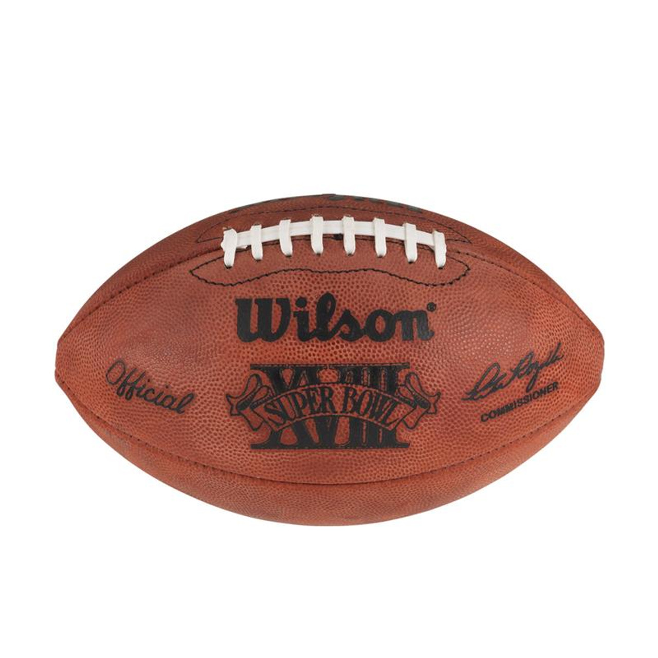 Super Bowl XVIII (Eighteen 18) Redskins vs. Raiders Official Leather  Authentic Game Football by Wilson