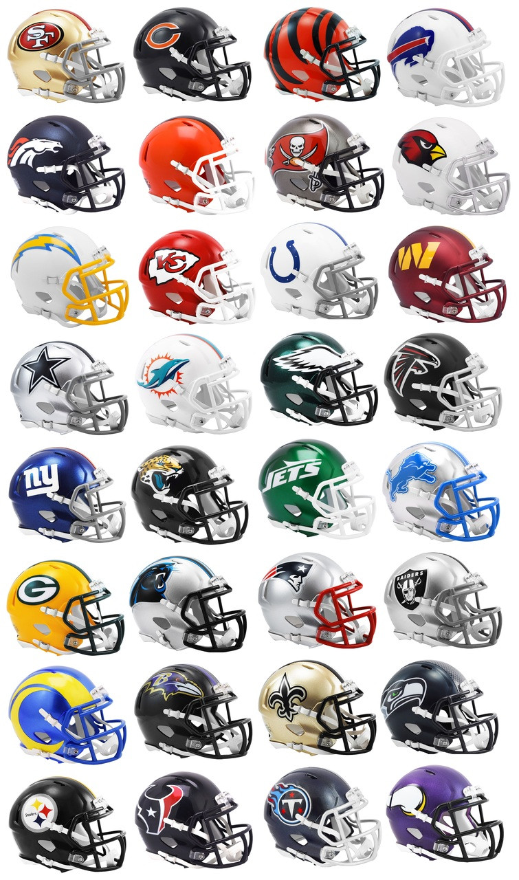All_32_NFL_Speed_Mini_Helmets_