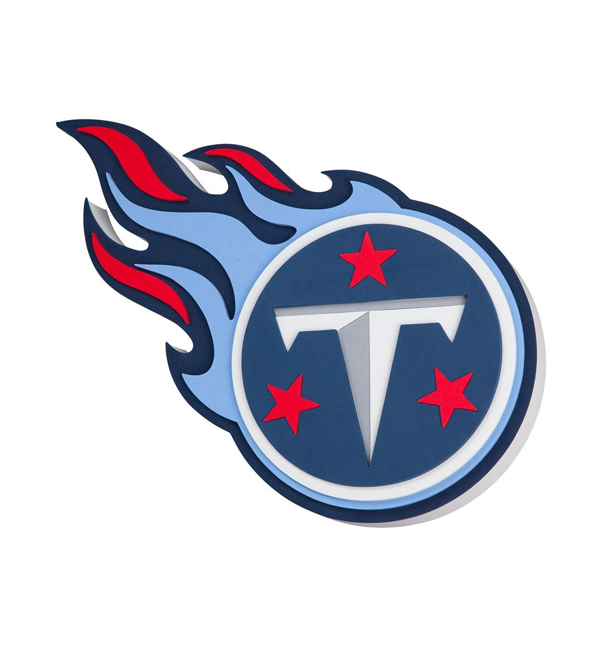 New NFL Tennessee Titans BLUE Fan Chain Necklace Foam Made in USA