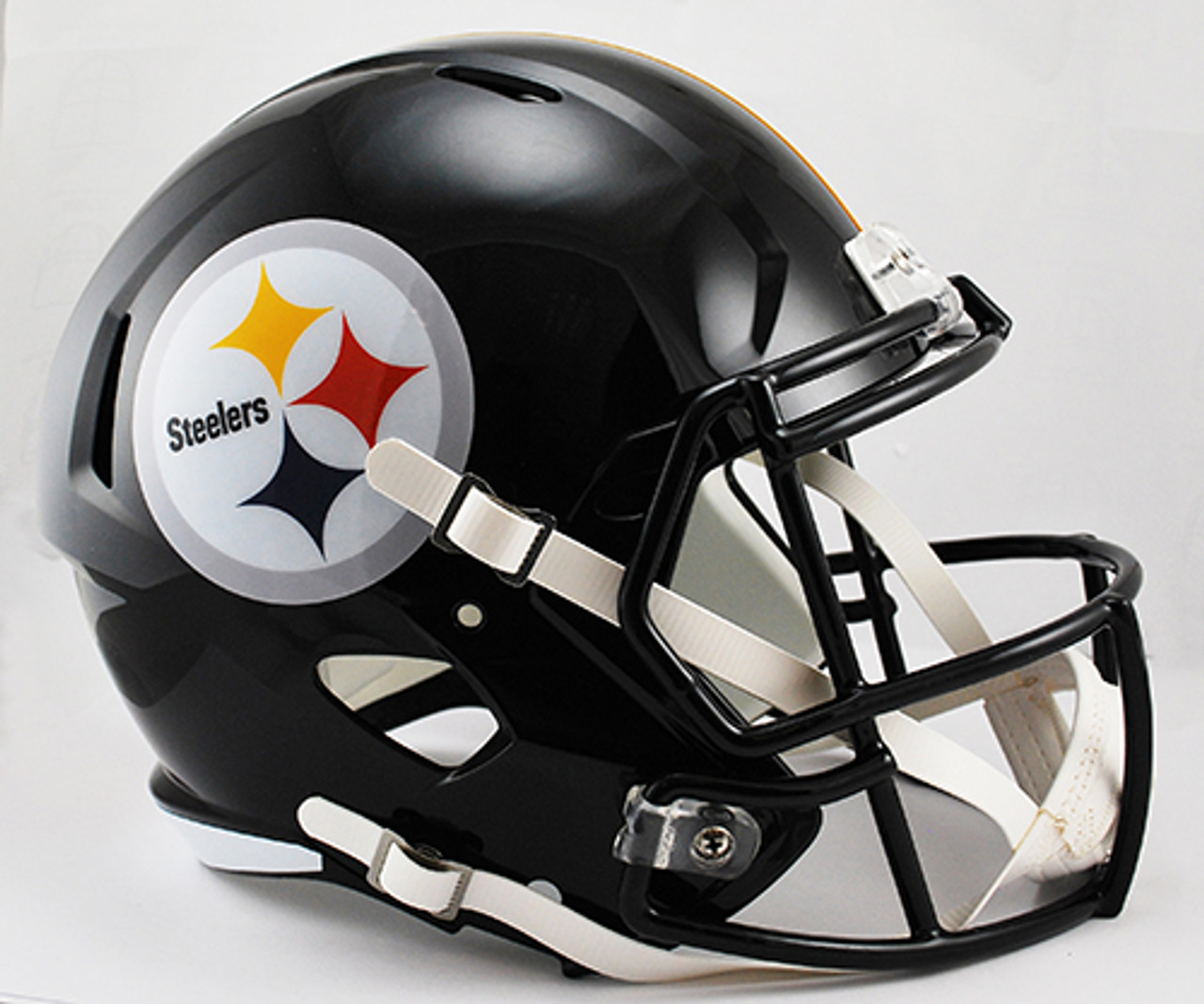 Riddell Pittsburgh Steelers Gold 2007 Officially Licensed Replica Throwback Helmet 