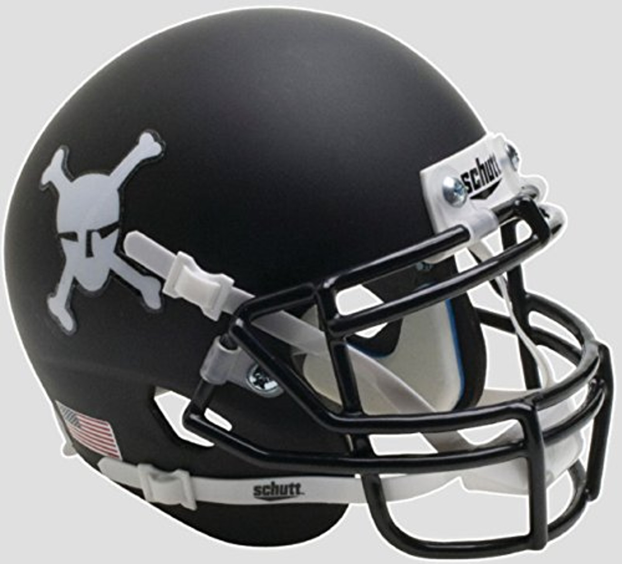 Army Black Knights Alternate Matte Black Schutt Authentic Mini Football  Helmet