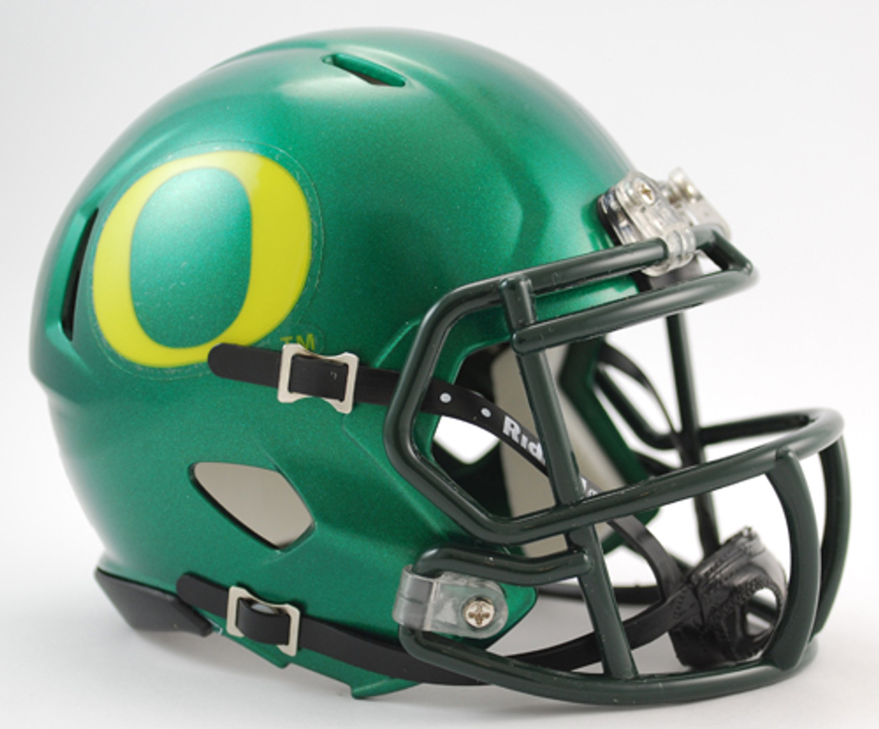 OREGON DUCKS NCAA Riddell Revolution SPEED Mini Football Helmet APPLE GREEN 