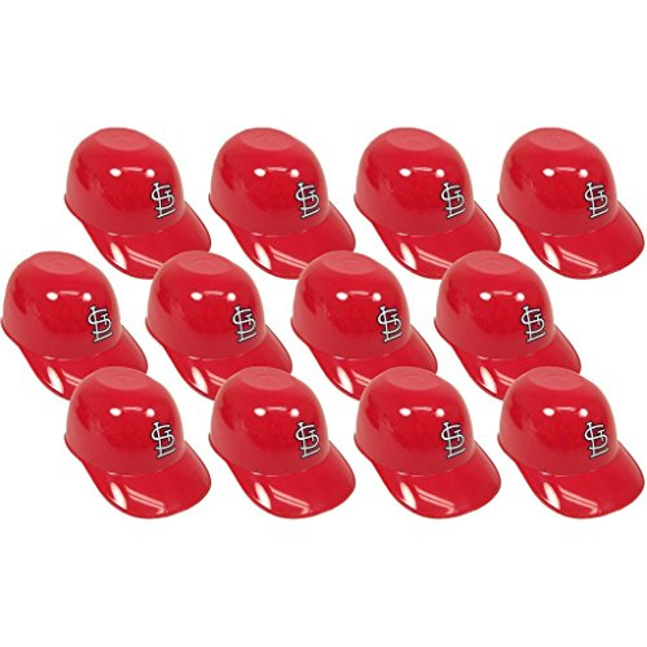 mlb st louis cardinals mini baseball snack helmet 24 pack
