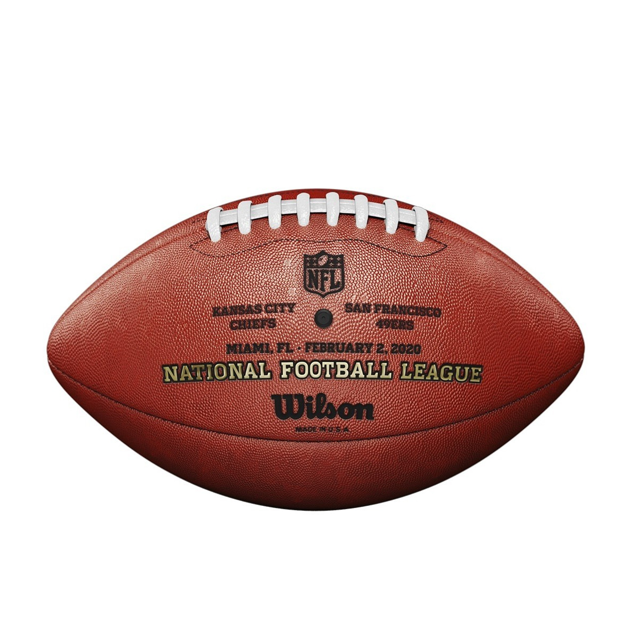 Wilson Super Bowl 57 Jogo de futebol oficial de couro - Chiefs vs