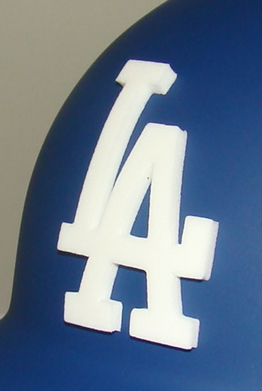 TWO LA DODGERS MEXICAN COLORS EDITION 3D LOGOS, 3D PRINTED, 8 Inch