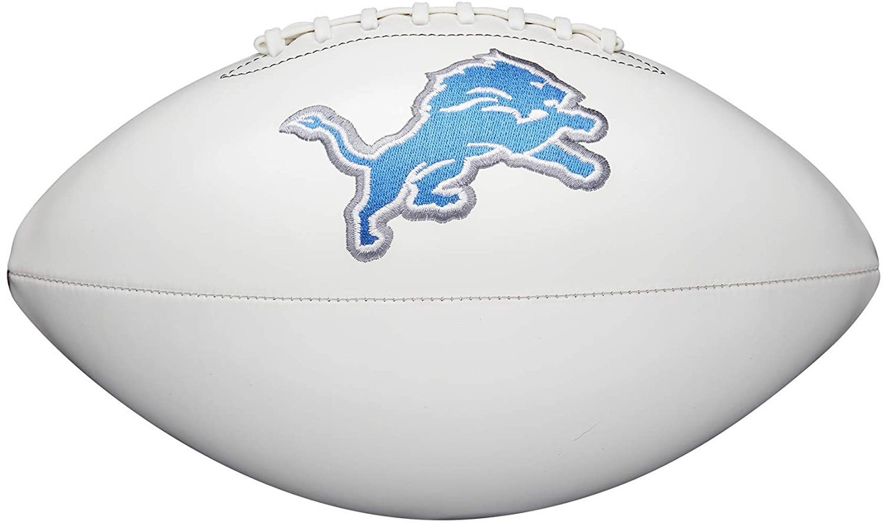 detroit lions signed football