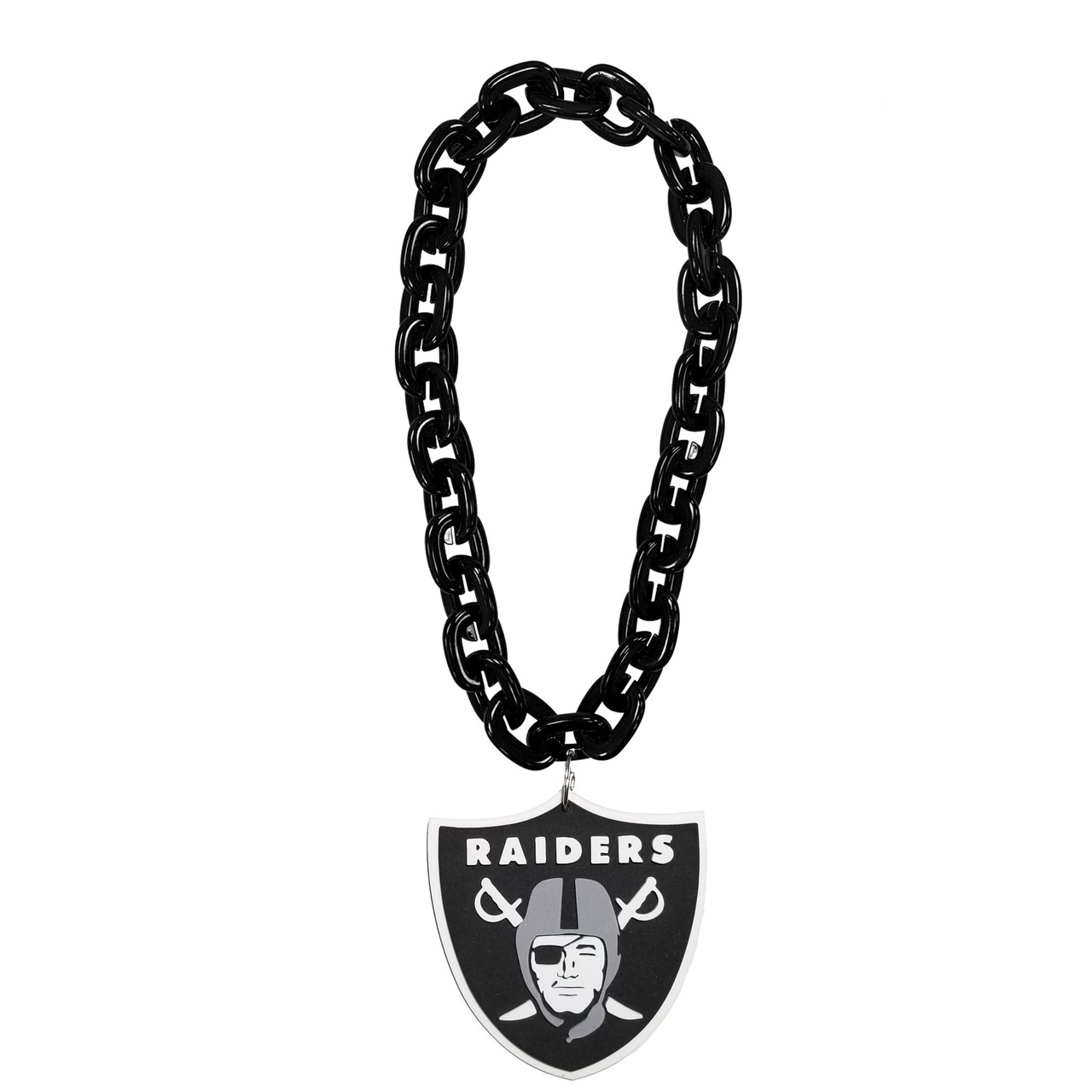 Las Vegas Raiders NFL Touchdown Fan Chain 10 Inch 3D Foam Necklace