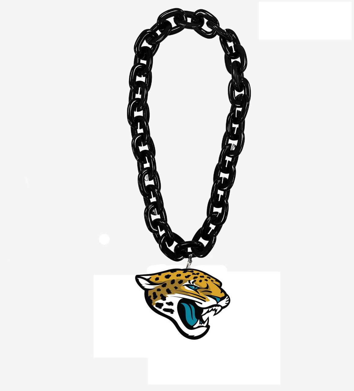 Jacksonville Jaguars NFL Touchdown Fan Chain 10 Inch 3D Foam Magnet Necklace