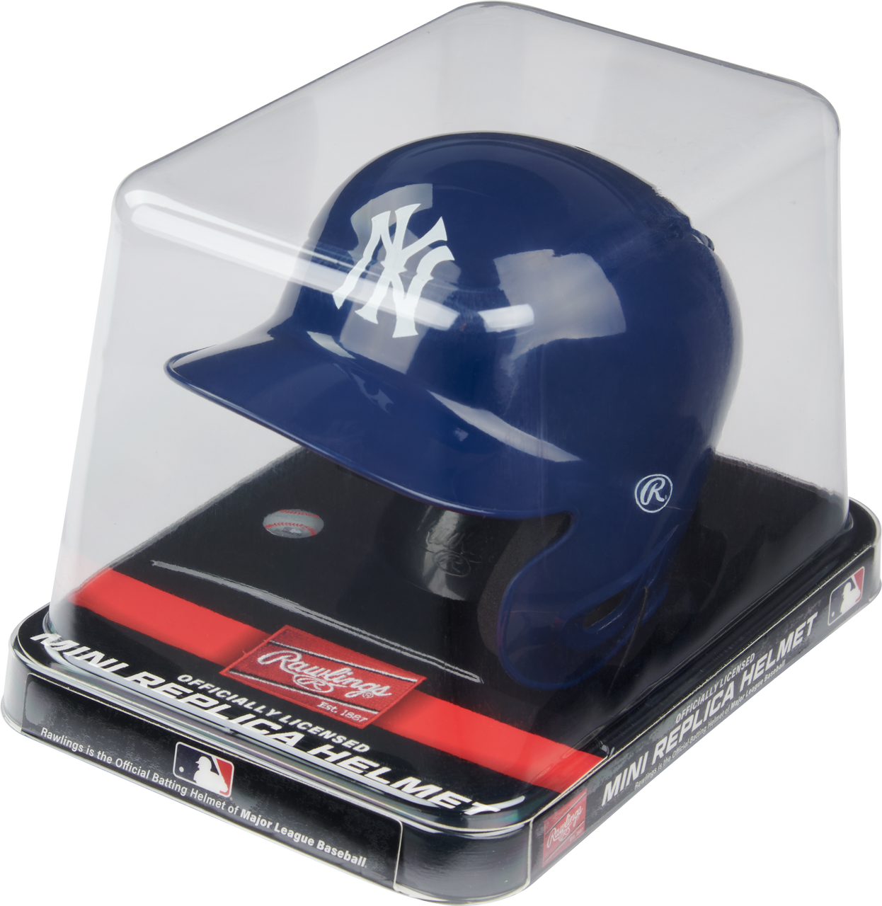 New York Yankees Matte Navy Blue Official Mach Pro Replica Baseball Batting  Helmet