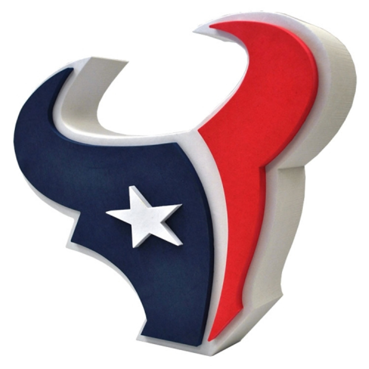 NFL Houston Texans 3D Logo Series Wall Art - 12x12 2507347 - The Home Depot