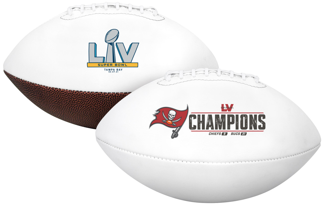 Super Bowl LV 55 Official Size Tampa Bay Buccaneers Championship Football  in Box