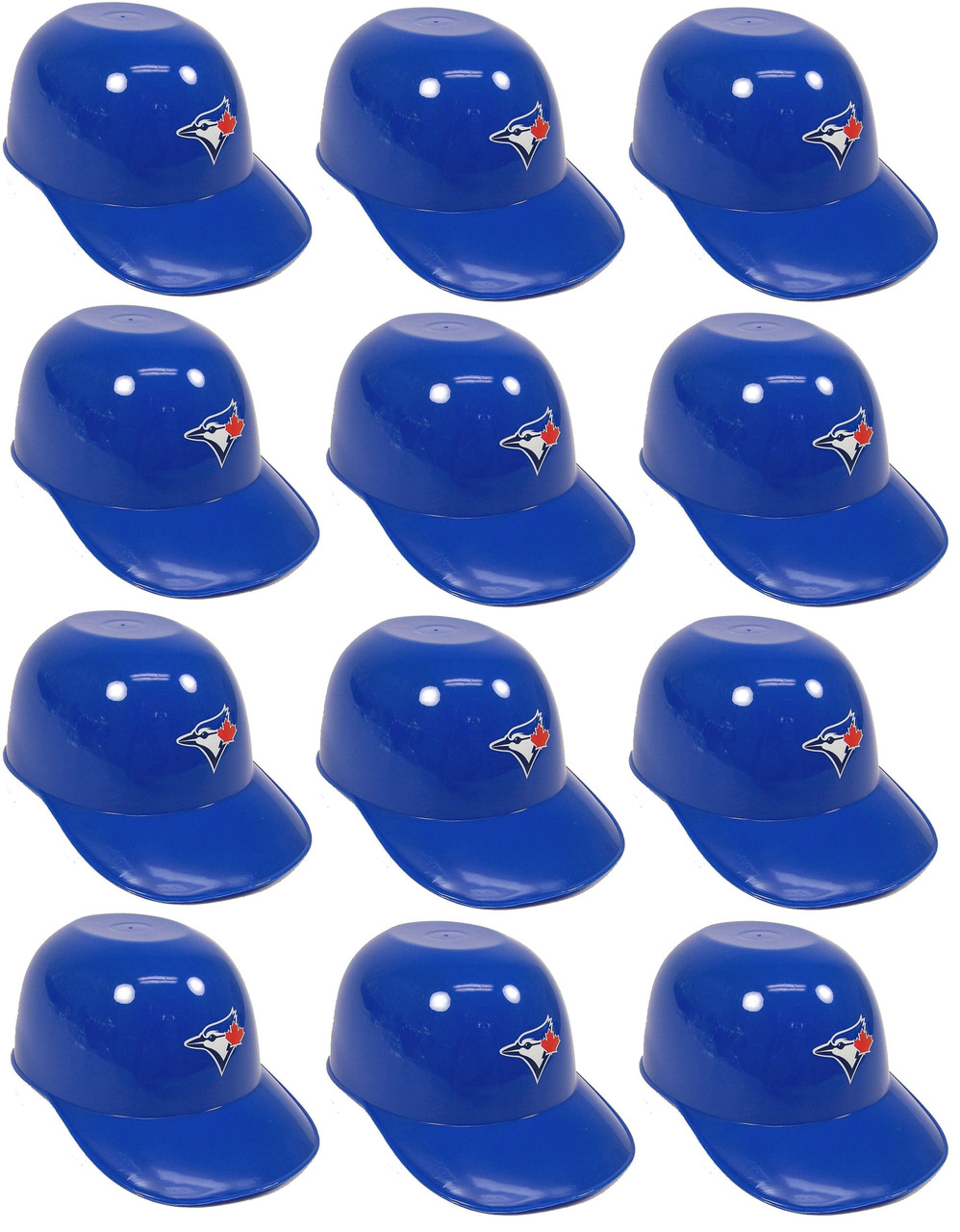 Rawlings Toronto Blue Jays MLB Snack Ice Cream Mini Baseball Helmets, Quantity 12, Size 8oz | Collectible Supplies