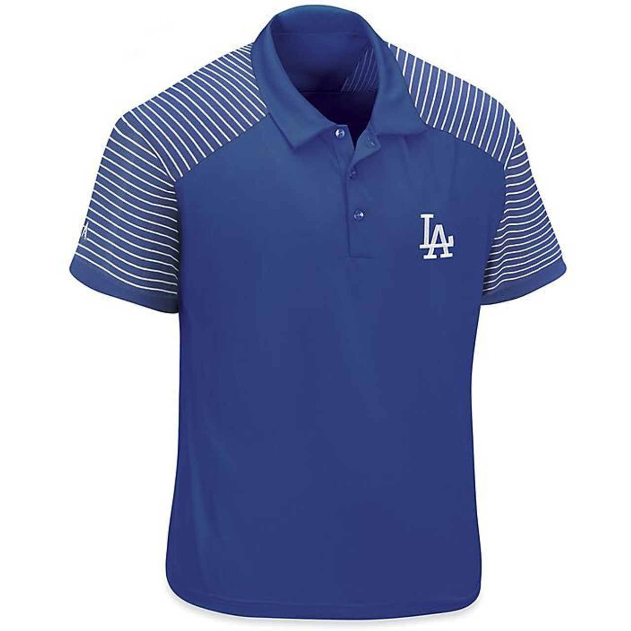 Antigua Los Angeles Dodgers MLB Men's Engage Polo Shirt by | Collectible Supplies