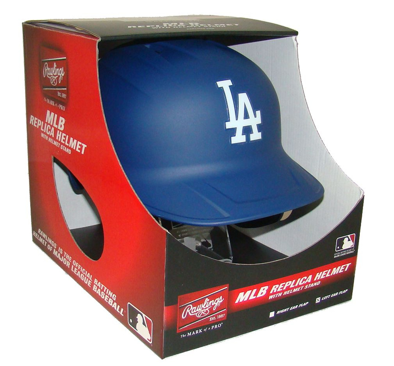 Los Angeles Dodgers Matte Blue Official Mach Pro Replica Baseball Batting  Helmet