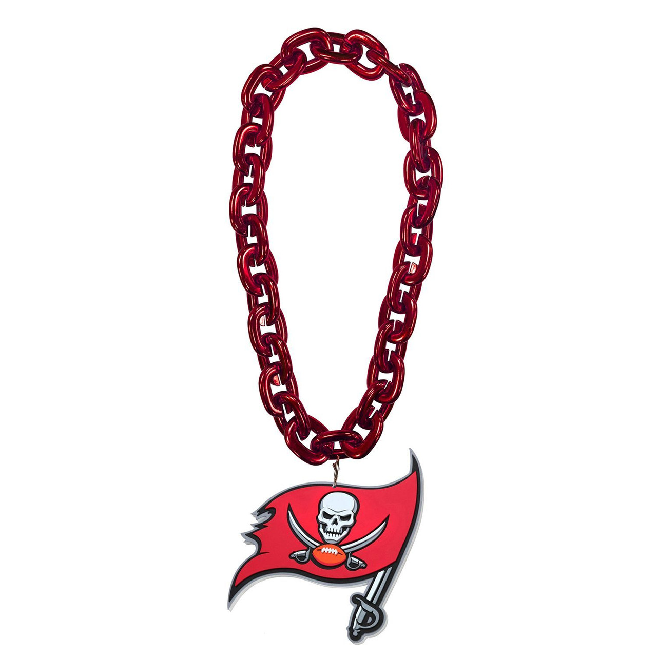 Tampa Bay Buccaneers Fan Chain, Giant Gold Necklace Licensed NFL