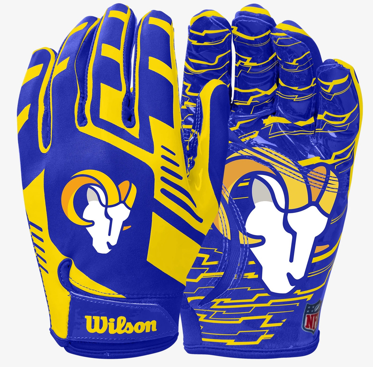 Wilson NFL Stretch Fit Football Gloves - Chicago-Youth (WTF9327CH)