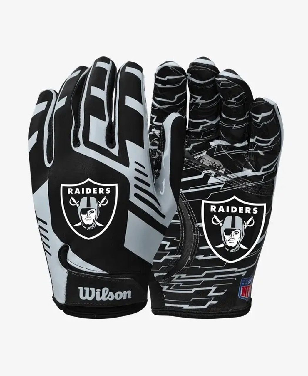 Las Vegas Raiders NFL Stretch Fit Receiver Football Gloves