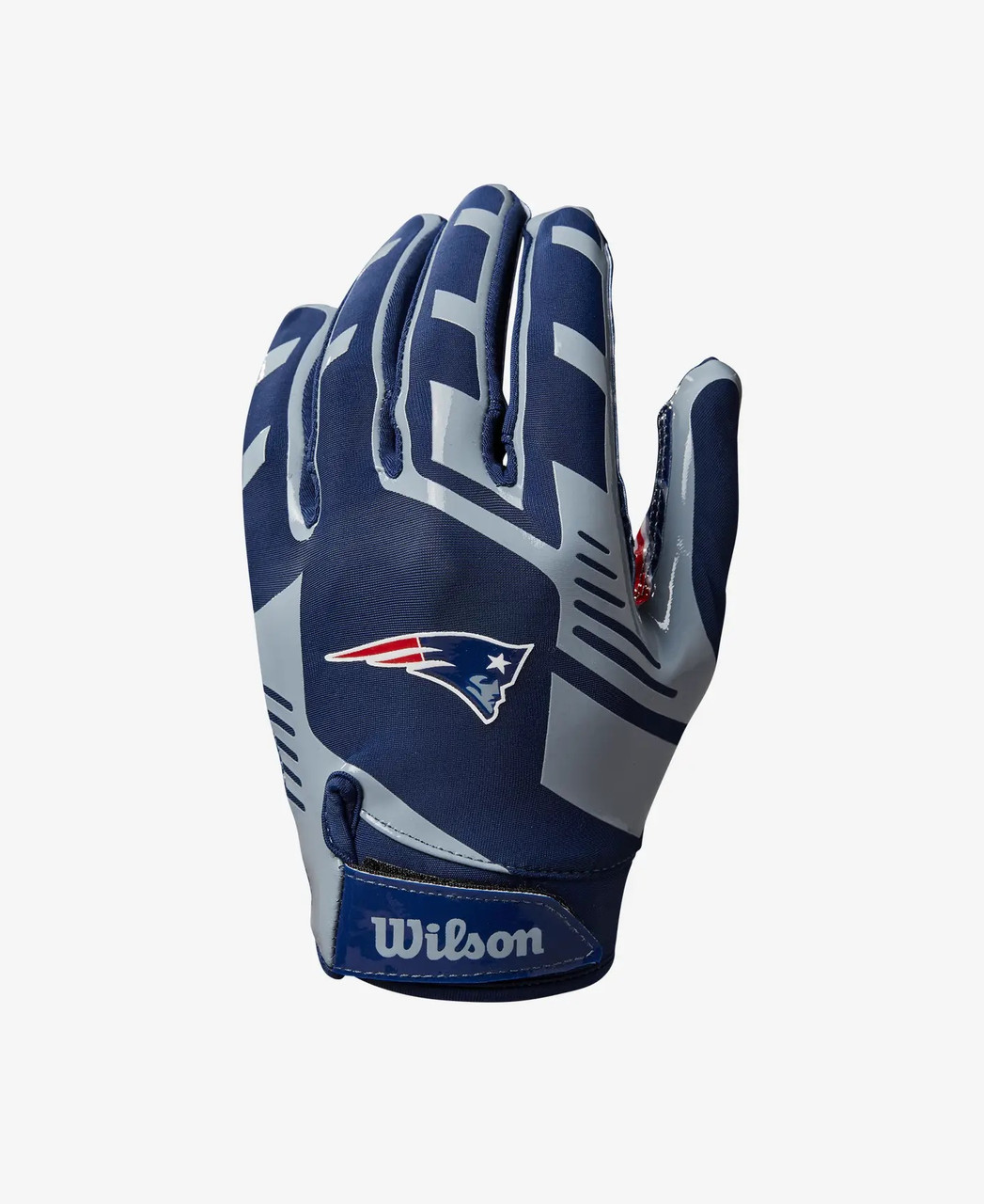 Patriots Nfl Gloves Patriots Wide Receiver Gloves NFL Stretch Fit