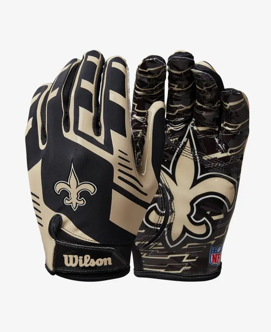 Franklin Sports New Orleans Saints Youth NFL Football Receiver Gloves