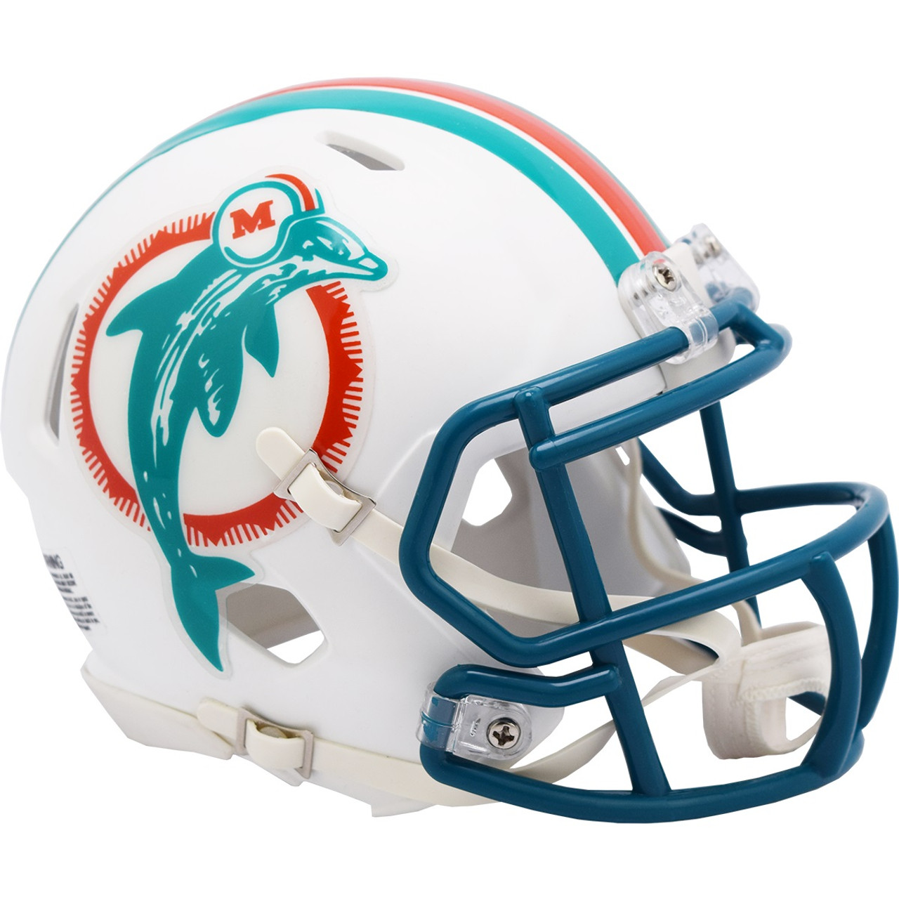 miami dolphins throwback mini helmet