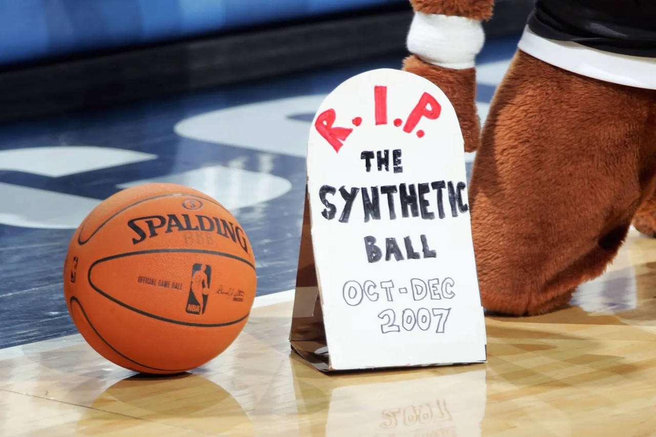 NBA Throwback Microfiber Composite Basketball from 2007