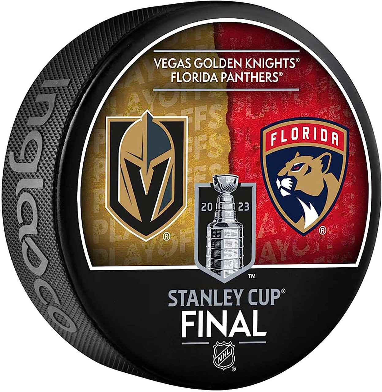 2023 NHL Stanley Cup Final Champions Las Vegas Golden Knights Puck