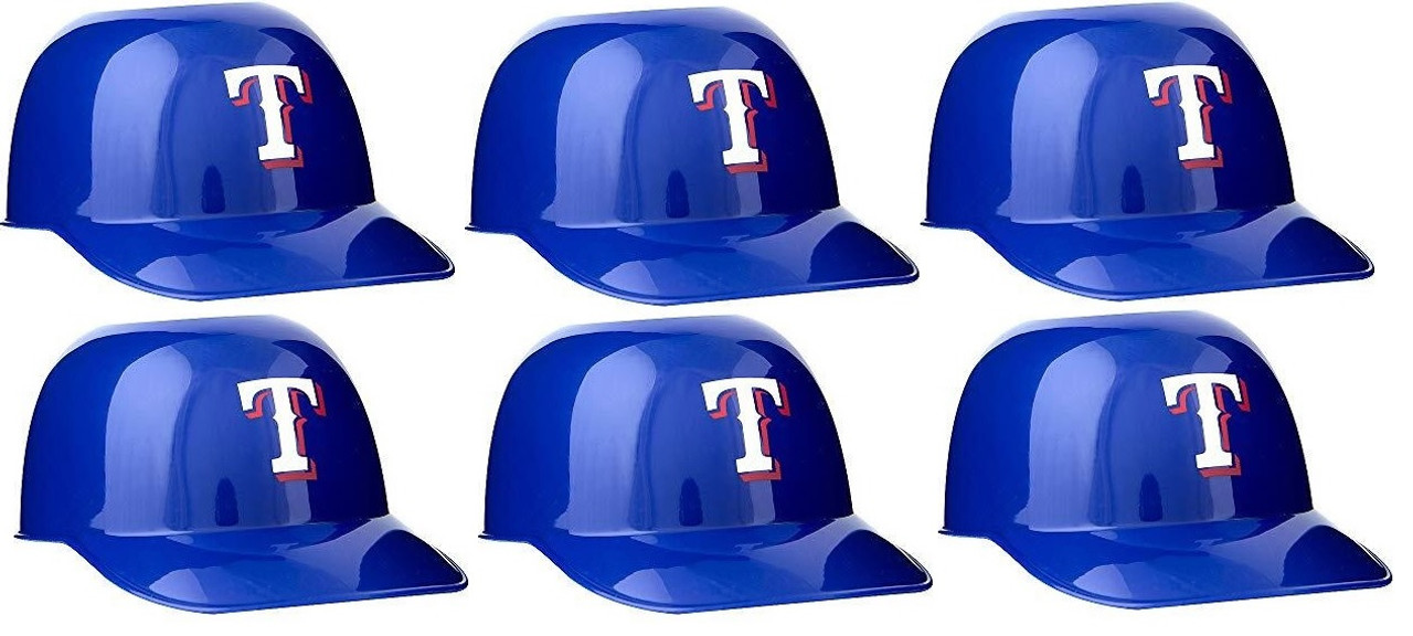 Texas Rangers MLB 8oz Snack Size / Ice Cream Mini Baseball Helmets