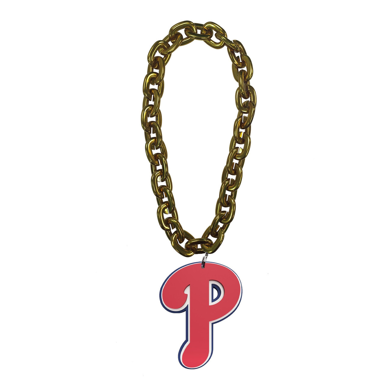 Philadelphia Phillies MLB Fan Chain 10 Inch 3D Foam Necklace