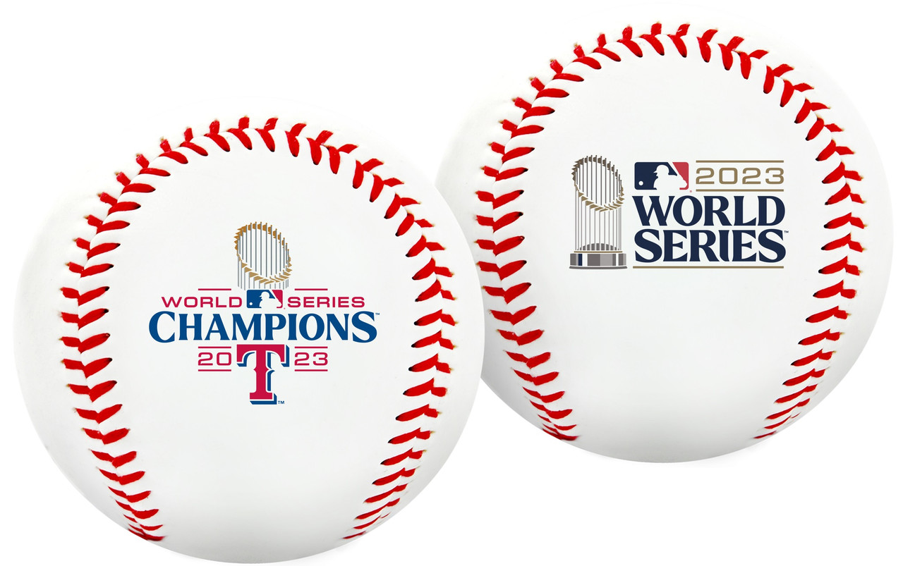Texas Rangers 2023 World Series Champions Logo type MLB Baseball Die-Cut  MAGNET