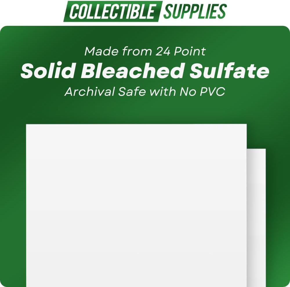 Protect Your Comics: Pack Of 100 Acid-Free Backing Boards, Size 6 3/4" X 10 1/2"