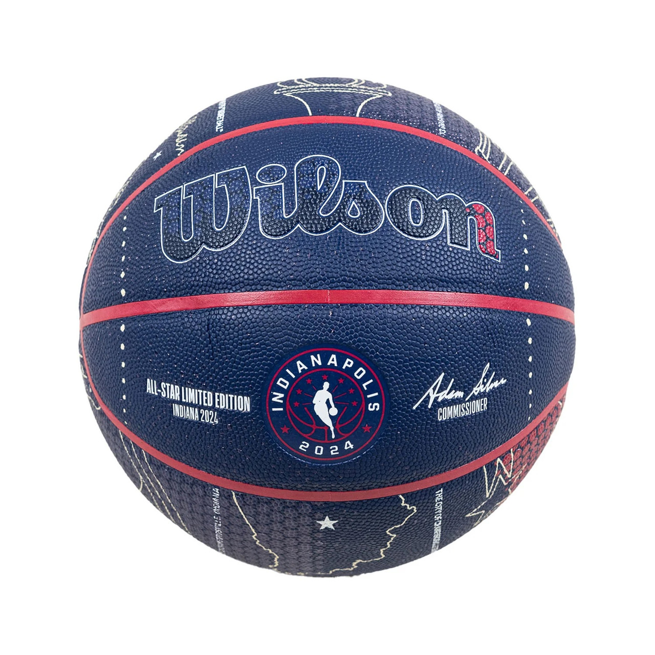 Wilson NBA Basketball Team Tribute Clippers Ball (Size 7)