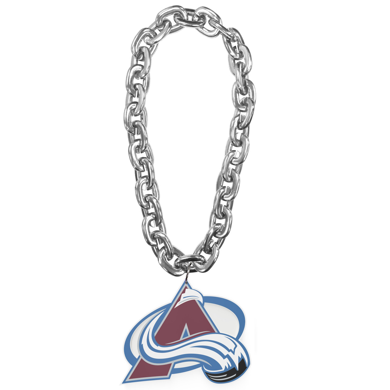 アクセサリー Avalanche Colorado Avalanche NHL Fan Chain 10 Inch 3D Foam Necklace