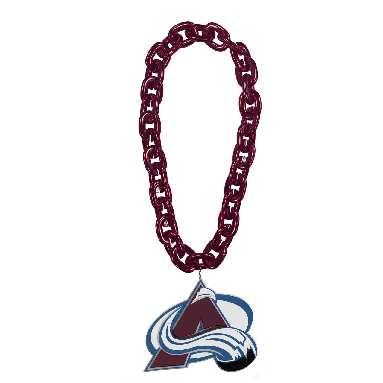 Colorado Avalanche NHL Fan Chain 10 Inch 3D Foam Necklace