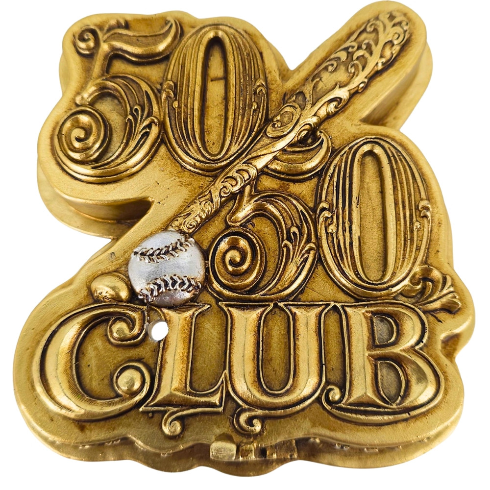 Shohei Ohtani Los Angeles Dodgers 50/50 Club Gold Base 9.5