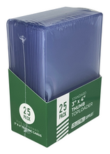 toploader card sleeves cm dimensions Binder Trading Binder Storage Hold up 288 Cards 9-Pocket Top Loader Binder with for 3x4 Rigid Toploaders Hard Cases (9Navy Blue They are ideal for protecting cards during letter shipments or when storing them in a collection 600 Card Sleeves Top Loaders