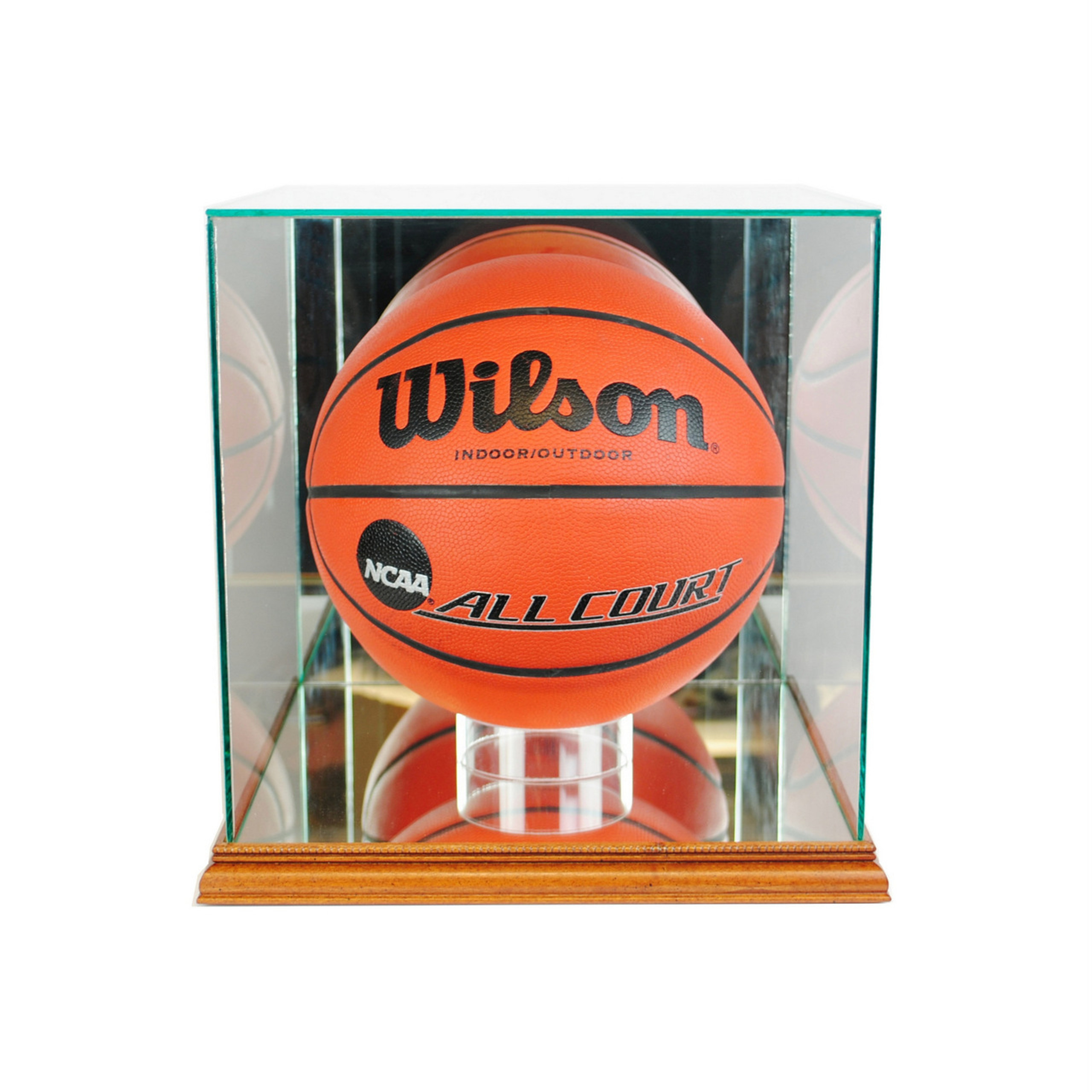 Deluxe Real Glass Basketball Rectangle Display Case