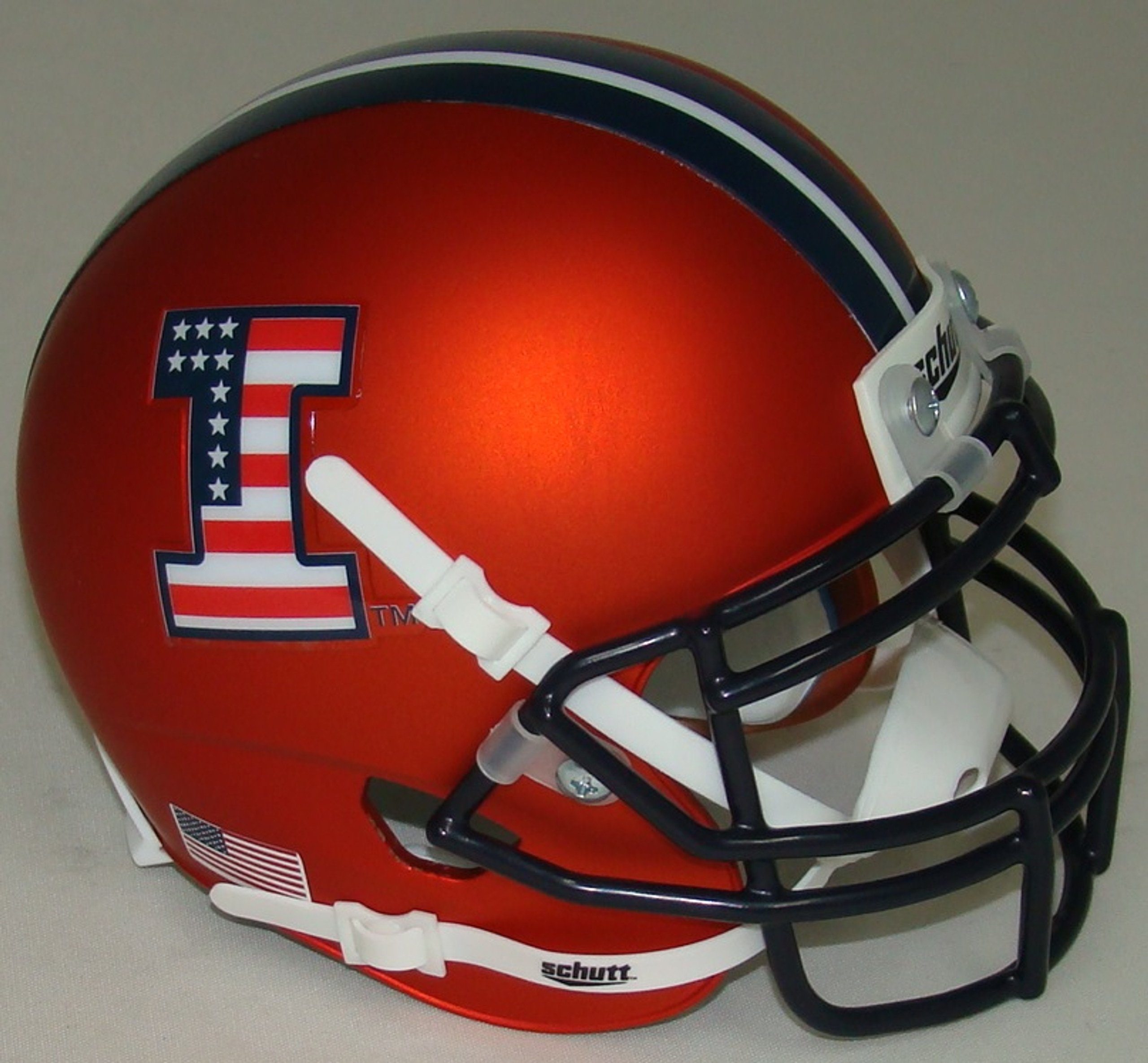 Illinois Fighting Illini New 2020 Ncaa Riddell Speed Mini Football Helmet
