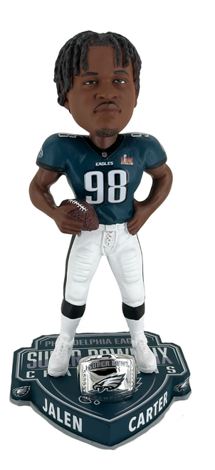 Jalen Carter Philadelphia Eagles Super Bowl LIX Champions 8" Player Bobblehead Doll Bobble