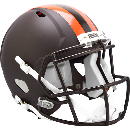 Cleveland Browns Alternate Black 2025 On-Field Riddell Speed Replica Full Size Football Helmet