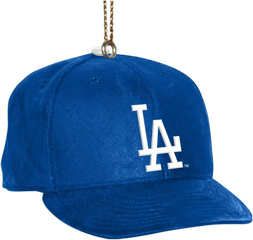 Los Angeles Dodgers Team Baseball Cap Christmas Tree Ornament