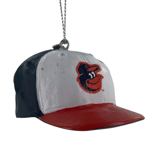 Baltimore Orioles Home Team Baseball Cap Christmas Tree Ornament