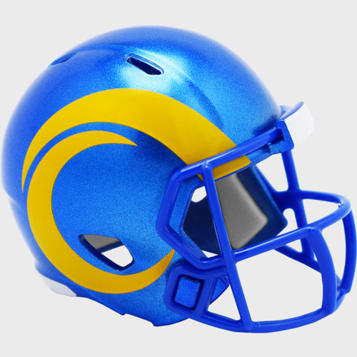 Los Angeles Rams Revolution Mini Pocket Pro Size Football Helmet