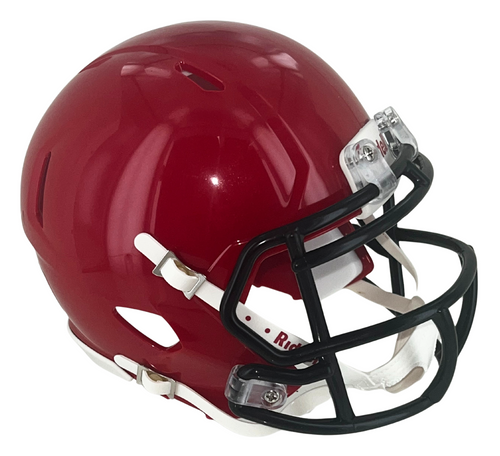 Red with Black Mask Blank Riddell Revolution SPEED Mini Football Helmet