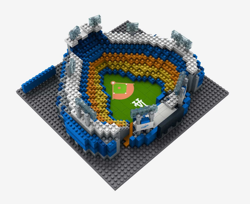 Los Angeles Dodgers Dodger Stadium Mini BRXLZ Lego Style Building Block Set
