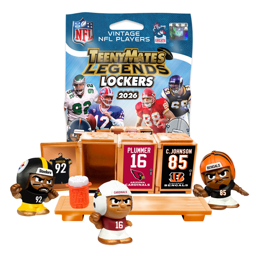 NFL Legends TeenyMates Locker Room Set 2026 Series 4