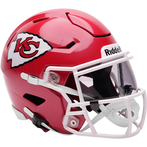 Kansas City Chiefs NFL Riddell Mid Size SpeedFlex Football Helmet