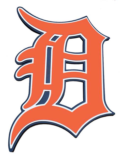 Detroit Tigers 3D Fan Foam Logo Sign